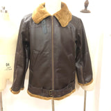 Funki Buys | Jackets | Men's Faux Fur, Faux Leather Motorcycle Jacket