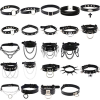 Funki Buys | Necklaces | Unisex Choker Collar Necklace | Gothic Punk