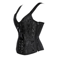 Funki Buys | Dresses | Women's Over Bust Corset Dress | Goth Steampunk