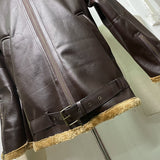 Funki Buys | Jackets | Men's Faux Fur, Faux Leather Motorcycle Jacket