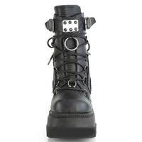 Funki Buys | Boots | Women's Gothic Buckle Ring Creepers | Platforms