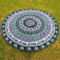 Funki Buys | Throw Rugs | Round Beach Mat | Mediation Rug | Yoga Mat