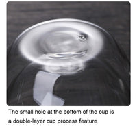 Funki Buys | Cups | Glass Double Wall Borosilicate Glass Mug 2/3/4 Pcs