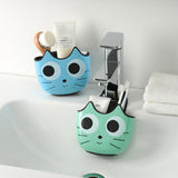 Funki Buys | Sink Caddies | Cute Cat Faucet Bath Sponge Holder | 2 Pcs