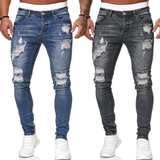 Funki Buys | Pants | Men's Ripped Skinny Jeans | Distressed Pants