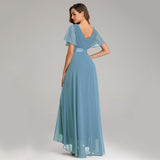 Funki Buys | Dresses | Women's Luxury Chiffon Evening Dress | Gown