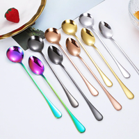 Funki Buys | Spoons | Colorful Stainless Steel Long Handled Spoons