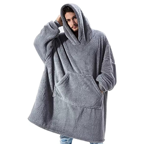 Funki Buys | Hoodie, Wearable Blanket | Oversized Bed Jacket