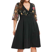 Funki Buys | Dresses | Women's Chiffon Floral Cocktail Party Dress