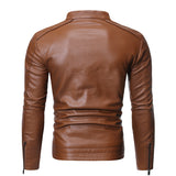 Funki Buys | Jackets | Men's PU Leather Jacket | Faux Leather Biker