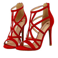 Funki Buys | Shoes | Women's Strappy High Stiletto Roman Sandals
