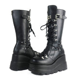 Funki Buys | Boots | Women's Brand New Gothic Style Platform Boots