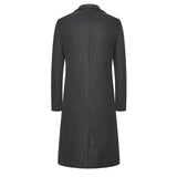 Funki Buys | Jackets | Men's Long Woolen Peacoat | Trench Coat Overcoat