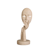 Funki Buys | Statues | Ornament, Abstract Woman's Face | Resin Art Sculpture