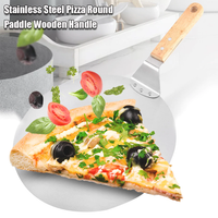 Funki Buys | Pizza Tools | Foldable Pizza Peel | Cutter | Server 3 Pcs
