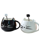 Funki Buys | Mugs | Cute Ceramic Cat Mug Kitten Cup