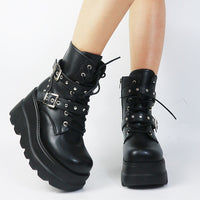 Funki Buys | Boots | Women's Brand New Gothic Style Platform Boots