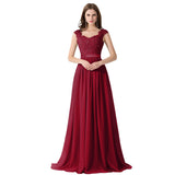 Funki Buys | Dresses | Women's Long Chiffon Evening Dress | Prom Gown