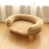 Funki Buys | Pet Beds | Dogs Cats Round Sofa Nest | Raised Pet Chair