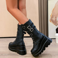 Funki Buys | Boots | Women's Brand New Gothic Style Platform Boots