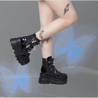 Funki Buys | Boots | Women's Brand New Gothic Style Platform Boots