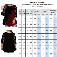 Funki Buys | Shirts | Women's Plus Size Cross Bandage Floral Top