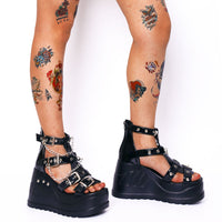 Funki Buys | Shoes | Women's Gladiator Platform Sandals | Wedges