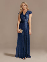 Funki Buys | Dresses | Women's Luxury Sequin Long Evening Dress | Prom