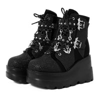 Funki Buys | Boots | Women's New Gothic Style Platform Boots