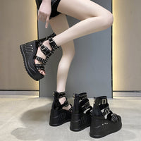 Funki Buys | Shoes | Women's Platform Wedge Sandals | Gladiator Shoes
