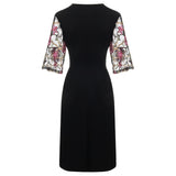 Funki Buys | Dresses | Women's Chiffon Floral Cocktail Party Dress