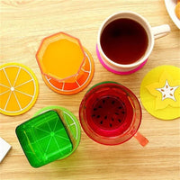 Funki Buys | Coasters | Fruit Pattern Drink Coasters | 6 Pcs 7Pcs Sets