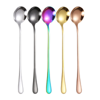 Funki Buys | Spoons | Colorful Stainless Steel Long Handled Spoons
