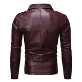 Funki Buys | Jackets | Men's Slim Fit Faux Leather Jacket | Fashion