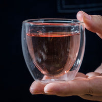 Funki Buys | Cups | Glass Double Wall High Borosilicate Glass Mug | Heat Resistant Sets