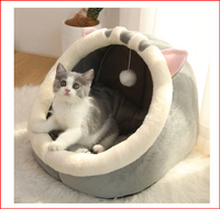 Funki Buys | Pet Beds | Cat Bed | Warm Cozy Pet Basket | Kitten Cat Cave