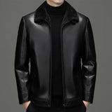 Funki Buys | Jackets | Men's Genuine Leather Fleece Lined Jacket | 4XL