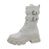 Funki Buys | Boots | Women's Chunky Motorcycle Boots | Punk Boots