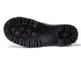 Funki Buys | Boots | Women's Men's Genuine Leather High-Top Zip Boots