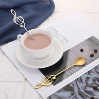 Funki Buys | Spoons | Musical Note Coffee Spoons | 1/3/5/10 Pcs Stainless Steel Set