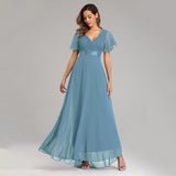 Funki Buys | Dresses | Women's Luxury Chiffon Evening Dress | Gown