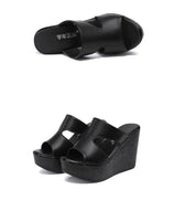 Funki Buys | Shoes | Women's High Heel Wedge Sandal | Gothic Platforms