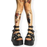 Funki Buys | Shoes | Women's Gladiator Platform Sandals | Wedges