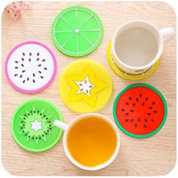 Funki Buys | Coasters | Fruit Pattern Drink Coasters | 6 Pcs Set