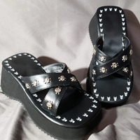 Funki Buys | Shoes | Women's Gothic Style Platform Wedge Sandals