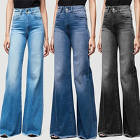 Funki Buys | Pants | Women's High Waist Jeans | Wide Leg Harajuku Pants