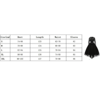Funki Buys | Dresses | Women's Gothic Punk Lace Sleeves Party Dress