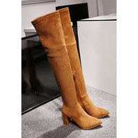 Funki Buys | Boots | Women's Over the Knee High Boots | PU Suede Boots