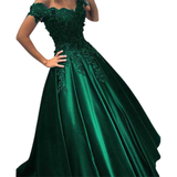 Funki Buys | Dresses | Women's Elegant Long Satin Ball Gown