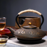 Funki Buys | Teapots | Japanese Cast Iron Tea Kettle | Cherry Blossoms
